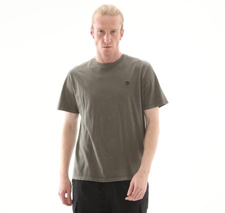 Timberland Dunstan Rıver Garment Dye Short Sleeve T Erkek T-Shirt Yeşil