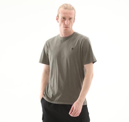 Timberland Dunstan Rıver Garment Dye Short Sleeve T Erkek T-Shirt Yeşil