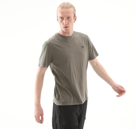 Timberland Dunstan Rıver Garment Dye Short Sleeve T Erkek T-Shirt Yeşil