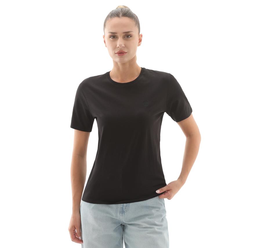 Timberland Dunstan Short-Sleeve Tee Kadın T-Shirt Siyah Timberland Dunstan Short-Sleeve Tee Kadın T-Shirt Siyah