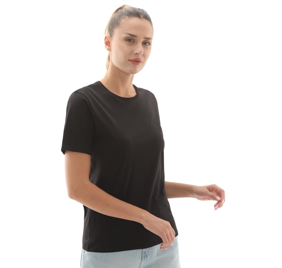 Timberland Dunstan Short-Sleeve Tee Kadın T-Shirt Siyah Timberland Dunstan Short-Sleeve Tee Kadın T-Shirt Siyah