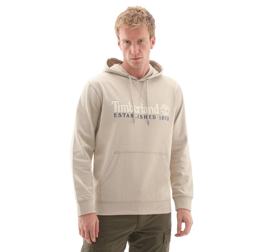 Timberland Establıshed 1973 Embroidered Logo Loopba Erkek Sweatshirt Haki Timberland Establıshed 1973 Embroidered Logo Loopba Erkek Sweatshirt Haki