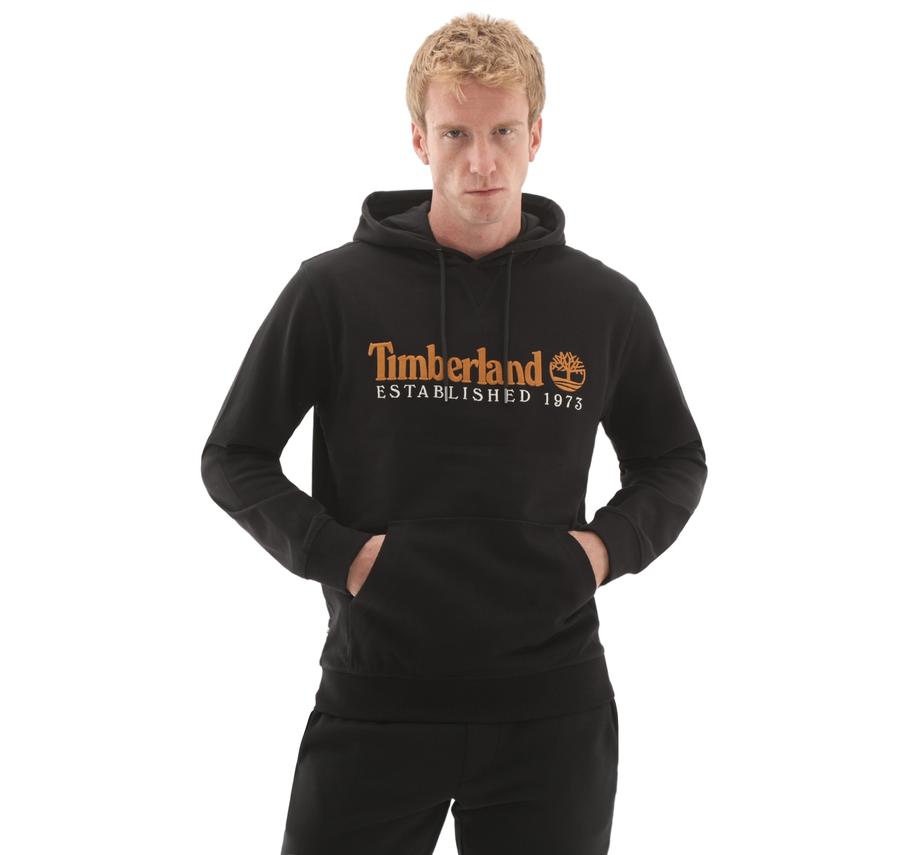 Timberland Establıshed 1973 Embroidered Logo Loopba Erkek Sweatshirt Siyah Timberland Establıshed 1973 Embroidered Logo Loopba Erkek Sweatshirt Siyah