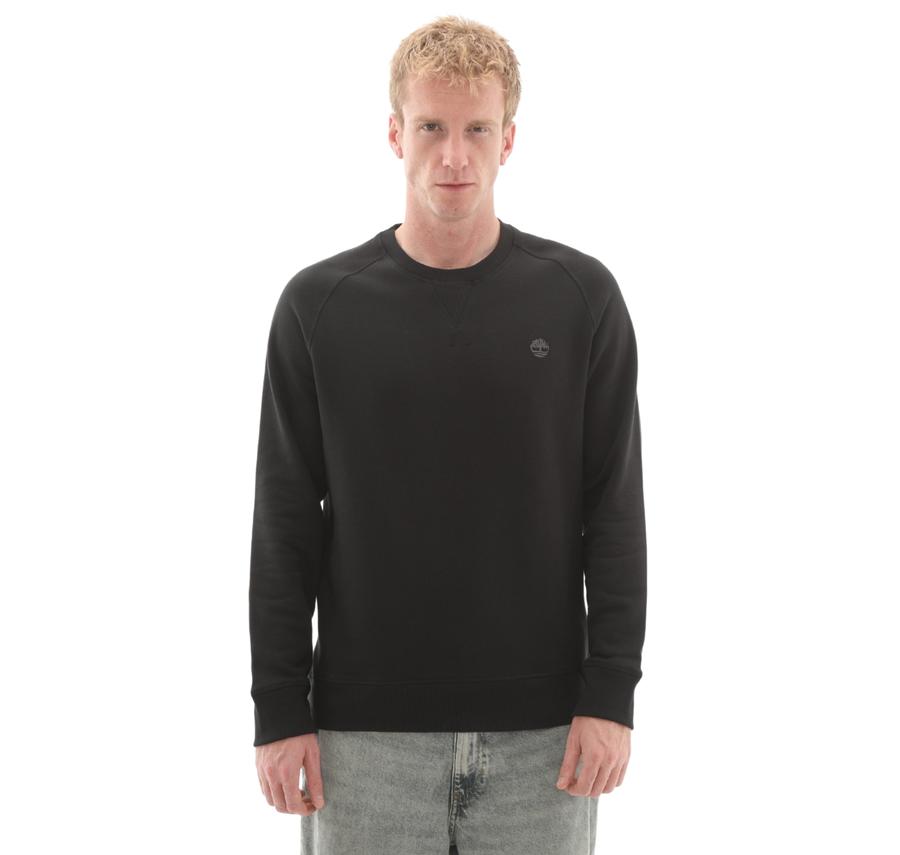 Timberland Exeter Rıver Brushed Back Crew Sweatshir Erkek Sweatshirt Siyah Timberland Exeter Rıver Brushed Back Crew Sweatshir Erkek Sweatshirt Siyah