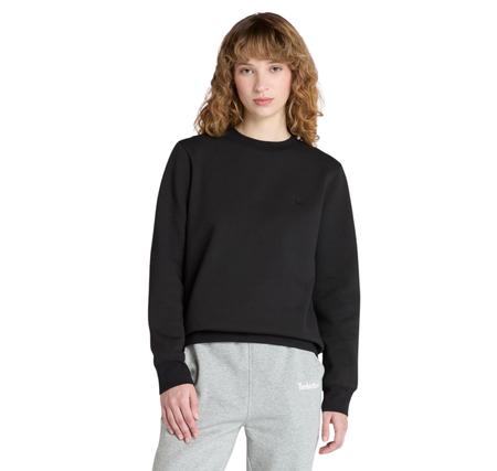 Timberland Exeter Rıver Brushed Back Crew Sweatshır Kadın Sweatshirt Siyah