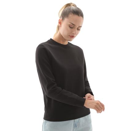 Timberland Exeter Rıver Brushed Back Crew Sweatshır Kadın Sweatshirt Siyah