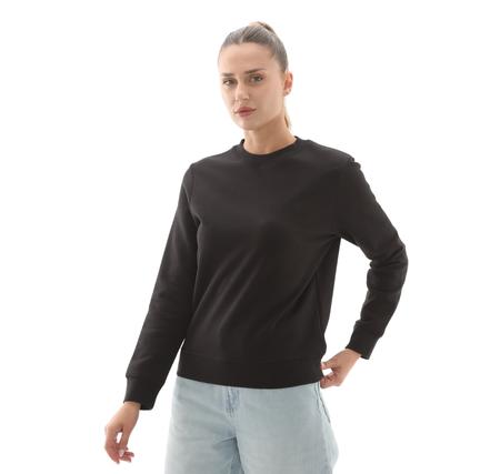 Timberland Exeter Rıver Brushed Back Crew Sweatshır Kadın Sweatshirt Siyah