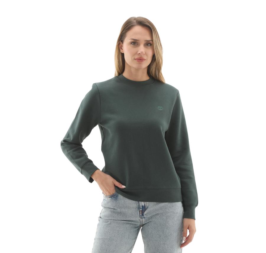 Timberland Exeter Rıver Brushed Back Crew Sweatshır Kadın Sweatshirt Yeşil Timberland Exeter Rıver Brushed Back Crew Sweatshır Kadın Sweatshirt Yeşil