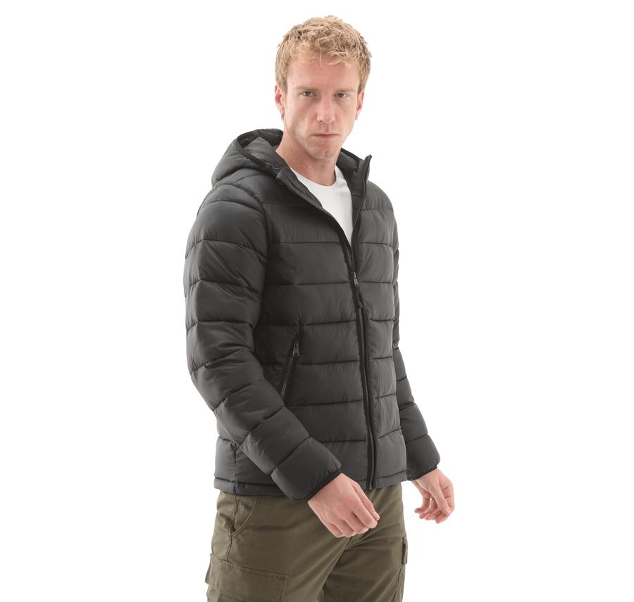 Timberland Garfıeld Durable Water Repellent Puffer Erkek Ceket Siyah Timberland Garfıeld Durable Water Repellent Puffer Erkek Ceket Siyah