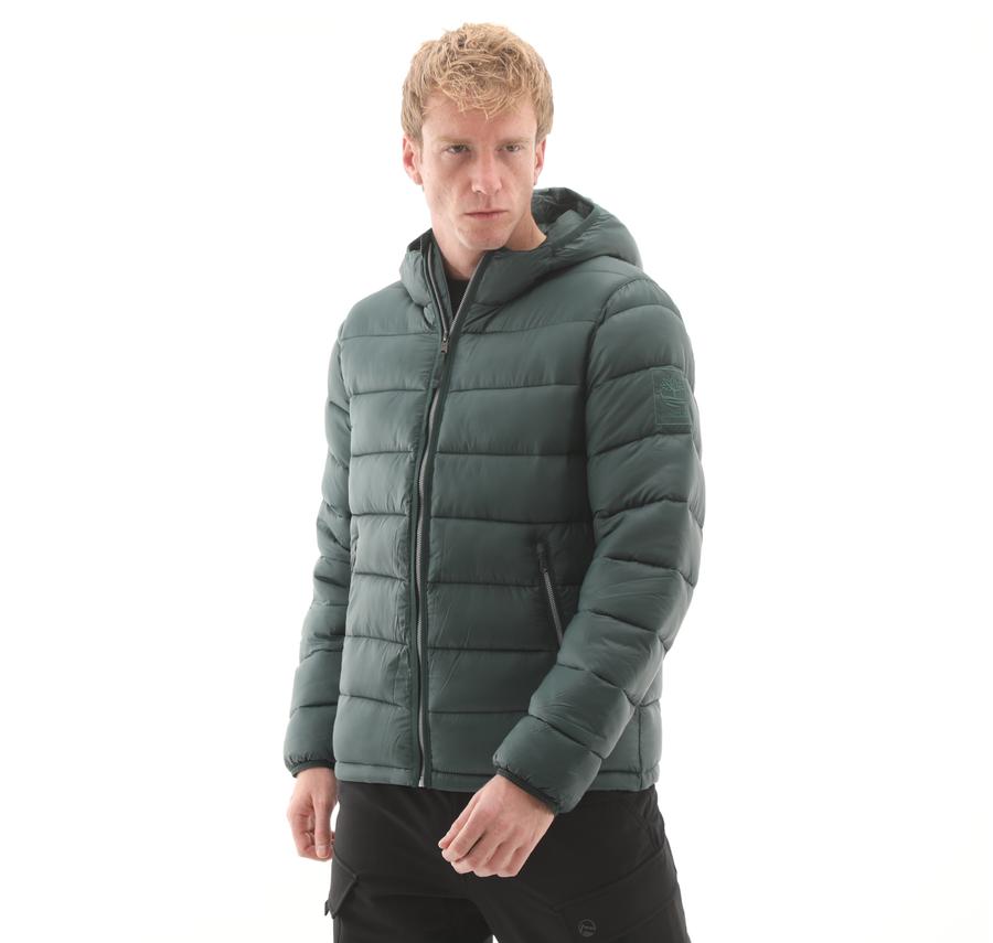Timberland Garfıeld Durable Water Repellent Puffer Erkek Mont Mavi Timberland Garfıeld Durable Water Repellent Puffer Erkek Mont Mavi