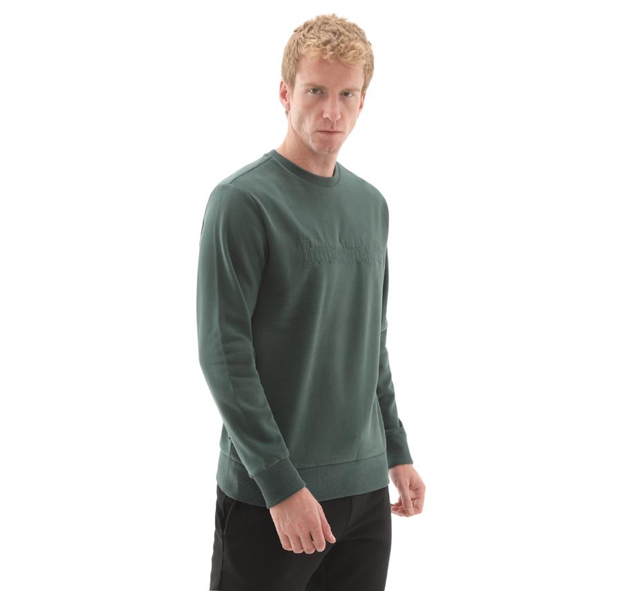 Timberland Hampthon Crew Neck Erkek Sweatshirt Yeşil Timberland Hampthon Crew Neck Erkek Sweatshirt Yeşil