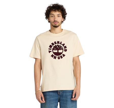 Timberland Holiday Front Graphic Ss Tee Erkek