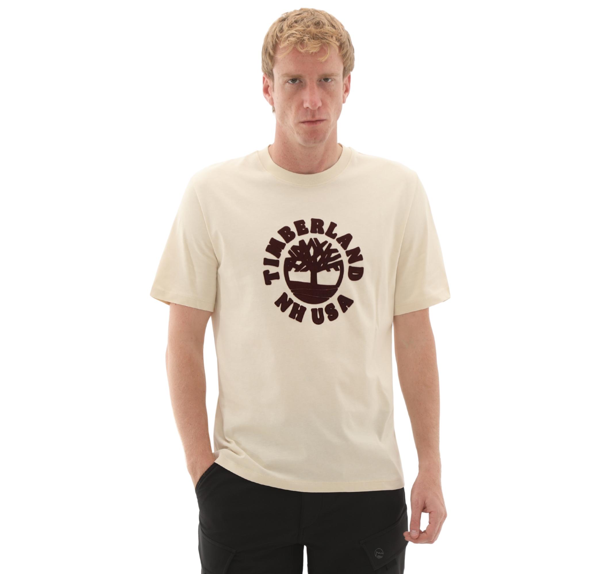 Мужская футболка Timberland Holiday Front Graphic Ss Tee Krem