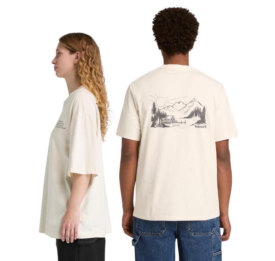 Timberland Lake House Back Graphic Tee Erkek T-Shirt Timberland Lake House Back Graphic Tee Erkek T-Shirt