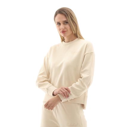 Timberland Lush Comfort Crew Sweatshirt Kadın Sweatshirt Bej