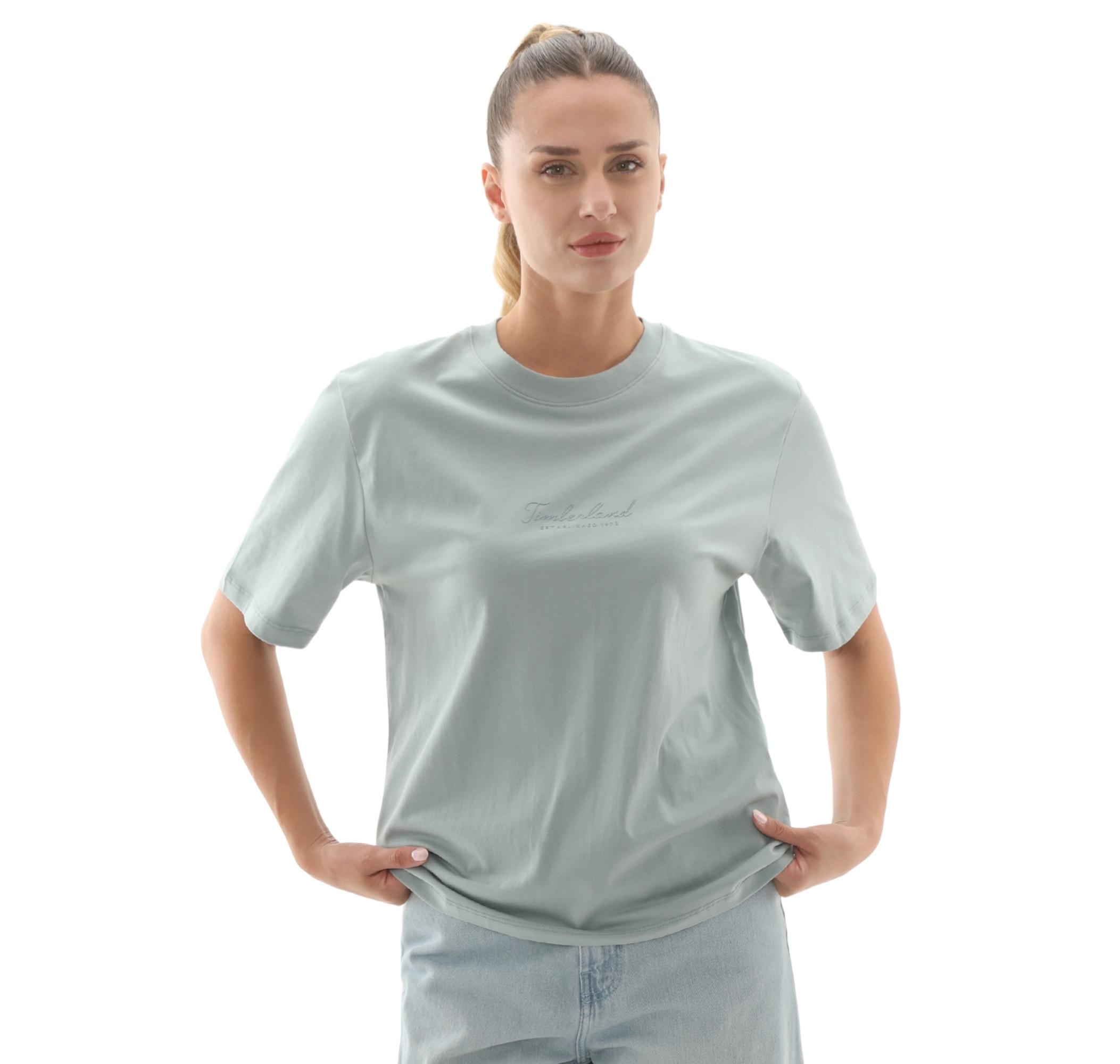 Женская футболка Timberland Lush Comfort Short-Sleeve Tee Açik