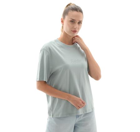 Timberland Lush Comfort Short-Sleeve Tee Kadın T-Shirt Açık Mavi