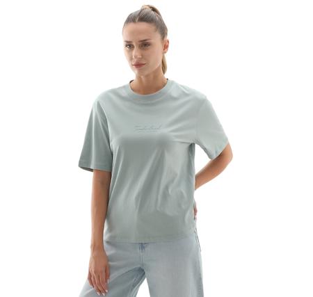 Timberland Lush Comfort Short-Sleeve Tee Kadın T-Shirt Açık Mavi