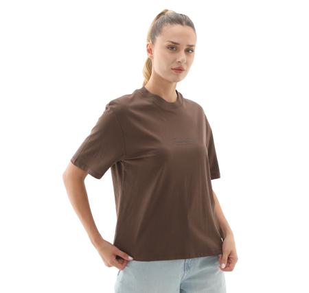 Timberland Lush Comfort Short-Sleeve Tee Kadın T-Shirt Kahve