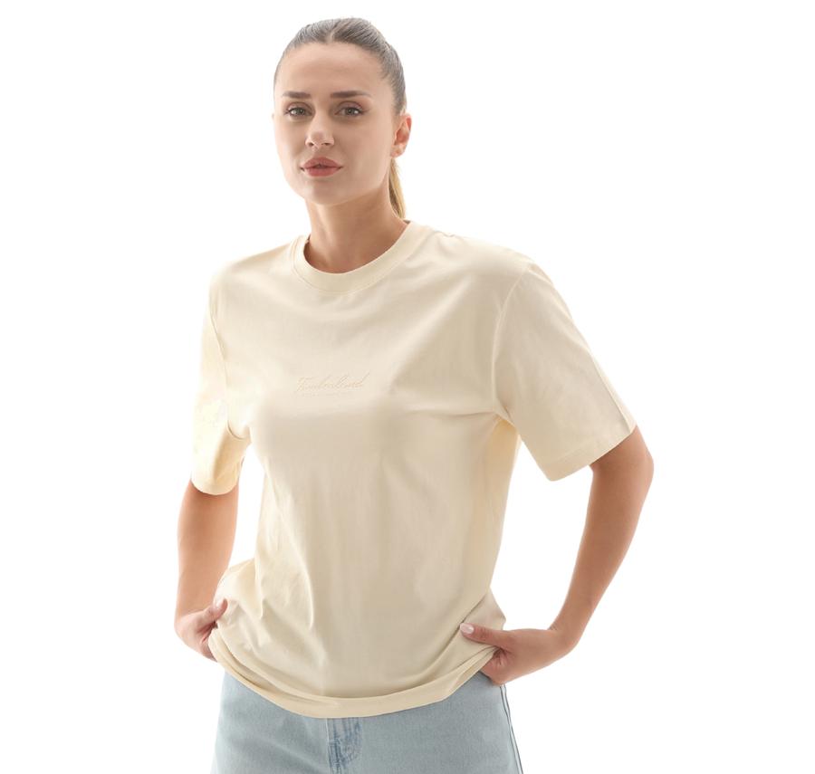 Timberland Lush Comfort Short-Sleeve Tee Kadın T-Shirt Sütlü Kahve Timberland Lush Comfort Short-Sleeve Tee Kadın T-Shirt Sütlü Kahve