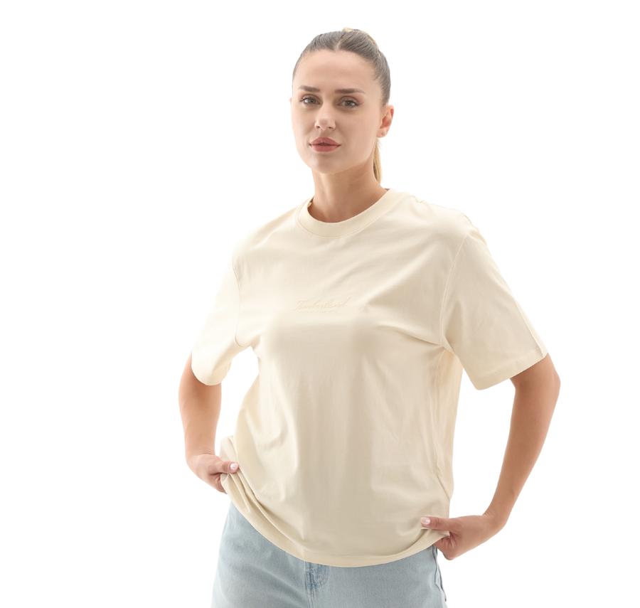 Timberland Lush Comfort Short-Sleeve Tee Kadın T-Shirt Sütlü Kahve Timberland Lush Comfort Short-Sleeve Tee Kadın T-Shirt Sütlü Kahve