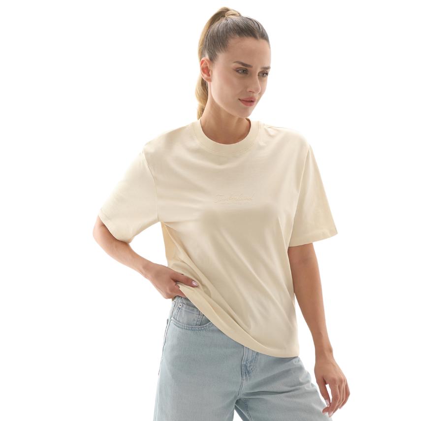 Timberland Lush Comfort Short-Sleeve Tee Kadın T-Shirt Sütlü Kahve Timberland Lush Comfort Short-Sleeve Tee Kadın T-Shirt Sütlü Kahve