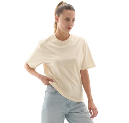 Timberland Lush Comfort Short-Sleeve Tee Kadın T-Shirt Sütlü Kahve
