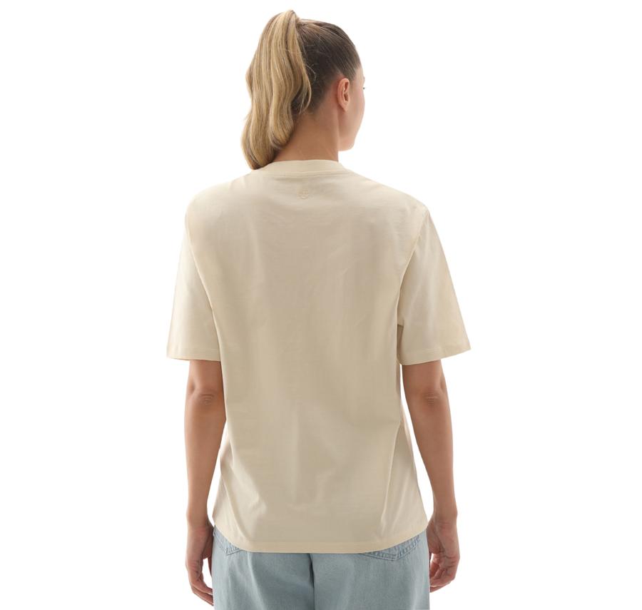 Timberland Lush Comfort Short-Sleeve Tee Kadın T-Shirt Sütlü Kahve Timberland Lush Comfort Short-Sleeve Tee Kadın T-Shirt Sütlü Kahve