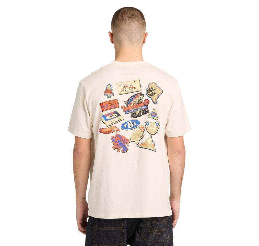 Timberland Magnet Back Graphic Tee Erkek T-Shirt Timberland Magnet Back Graphic Tee Erkek T-Shirt