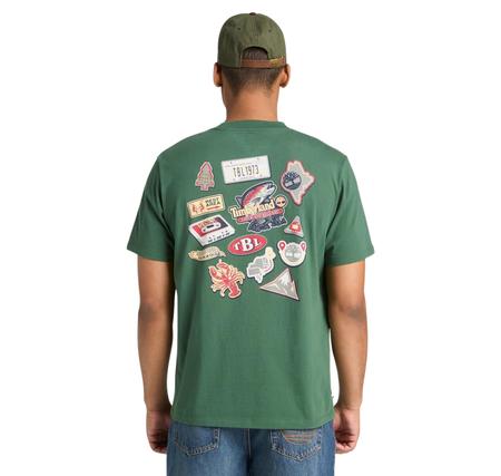 Timberland Magnet Back Graphic Tee Erkek T-Shirt