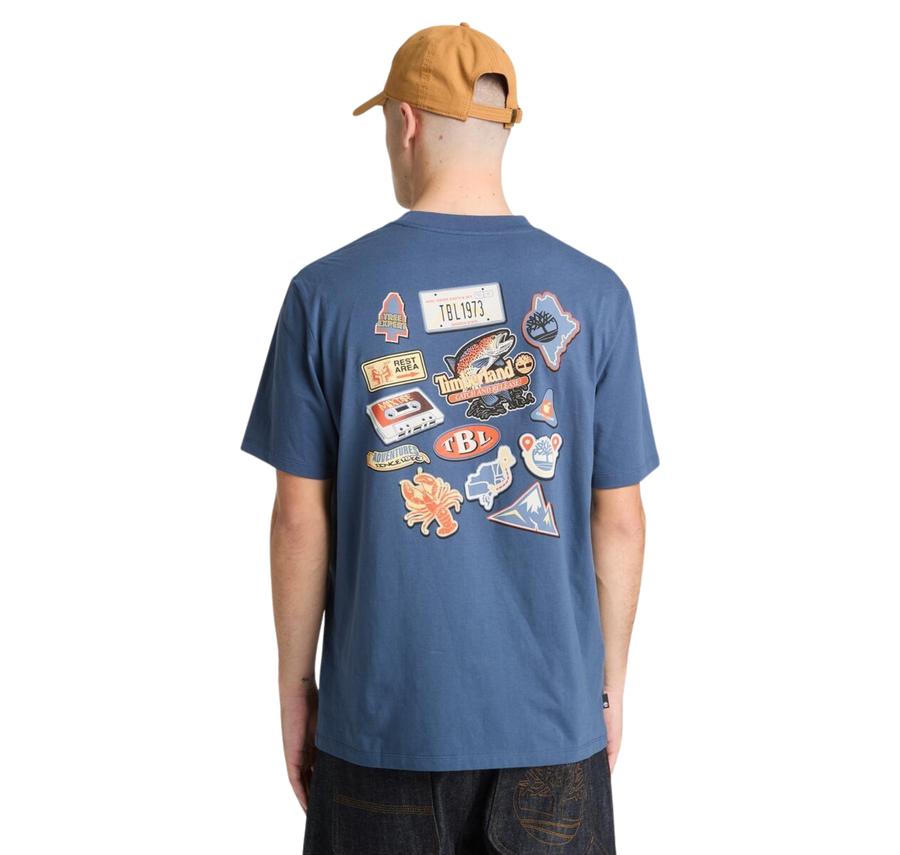 Timberland Magnet Back Graphic Tee Erkek T-Shirt Timberland Magnet Back Graphic Tee Erkek T-Shirt