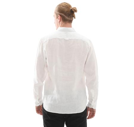 Timberland Mıll Brook Linen Shirt Erkek Gömlek Beyaz