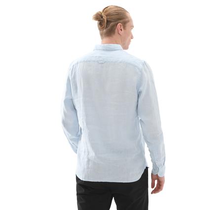 Timberland Mıll Brook Linen Shirt Erkek Gömlek Açık Mavi