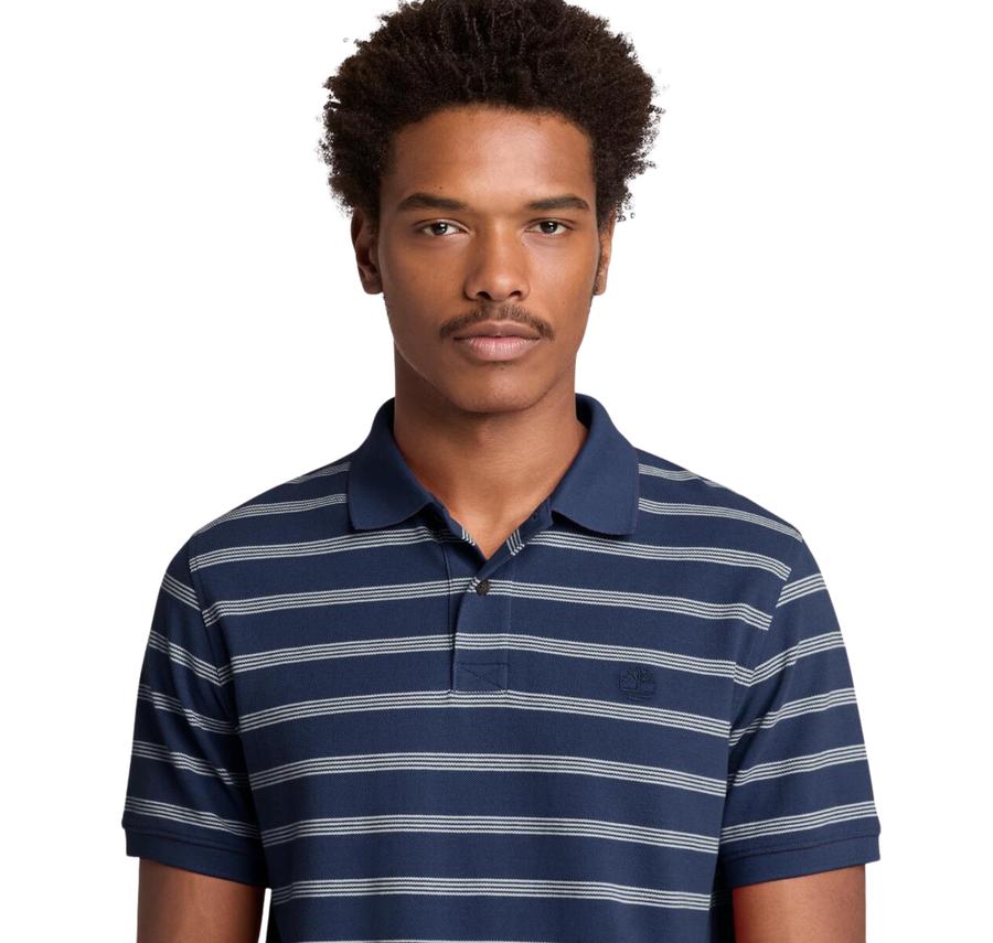 Timberland Mıllers Rıver 4 Rows Stripes Short Sleev Erkek T-Shirt Timberland Mıllers Rıver 4 Rows Stripes Short Sleev Erkek T-Shirt