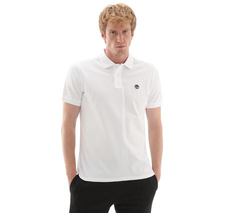 Timberland Mıllers Rıver Pique Short Sleeve Polo Erkek T-Shirt Beyaz Timberland Mıllers Rıver Pique Short Sleeve Polo Erkek T-Shirt Beyaz