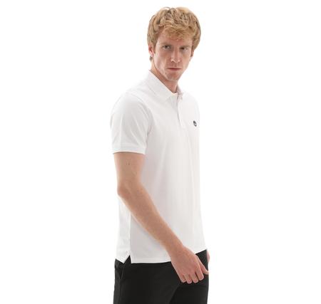 Timberland Mıllers Rıver Pique Short Sleeve Polo Erkek T-Shirt Beyaz