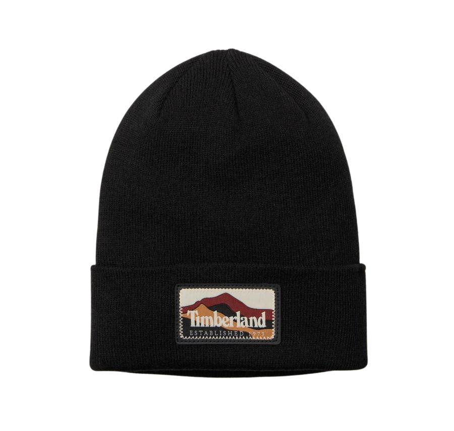 Timberland Mountain Patch Beanie Erkek Siyah Timberland Mountain Patch Beanie Erkek Siyah