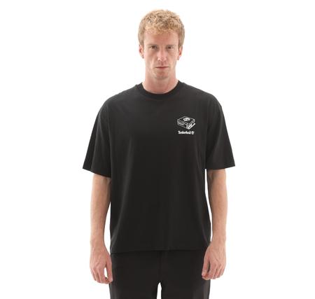 Timberland 'My Boots'' Short Sleeve Tee Erkek T-Shirt Siyah Timberland 'My Boots'' Short Sleeve Tee Erkek T-Shirt Siyah