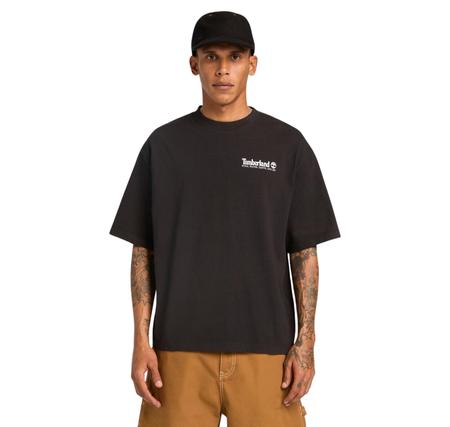 Timberland Outdoor Photo Back Graphic Tee Erkek T-Shirt