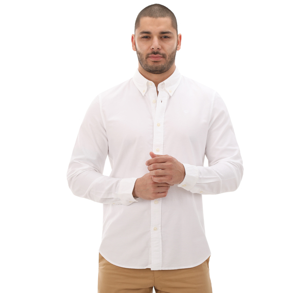Timberland Oxford Shirt Erkek Gömlek Beyaz Timberland Oxford Shirt Erkek Gömlek Beyaz