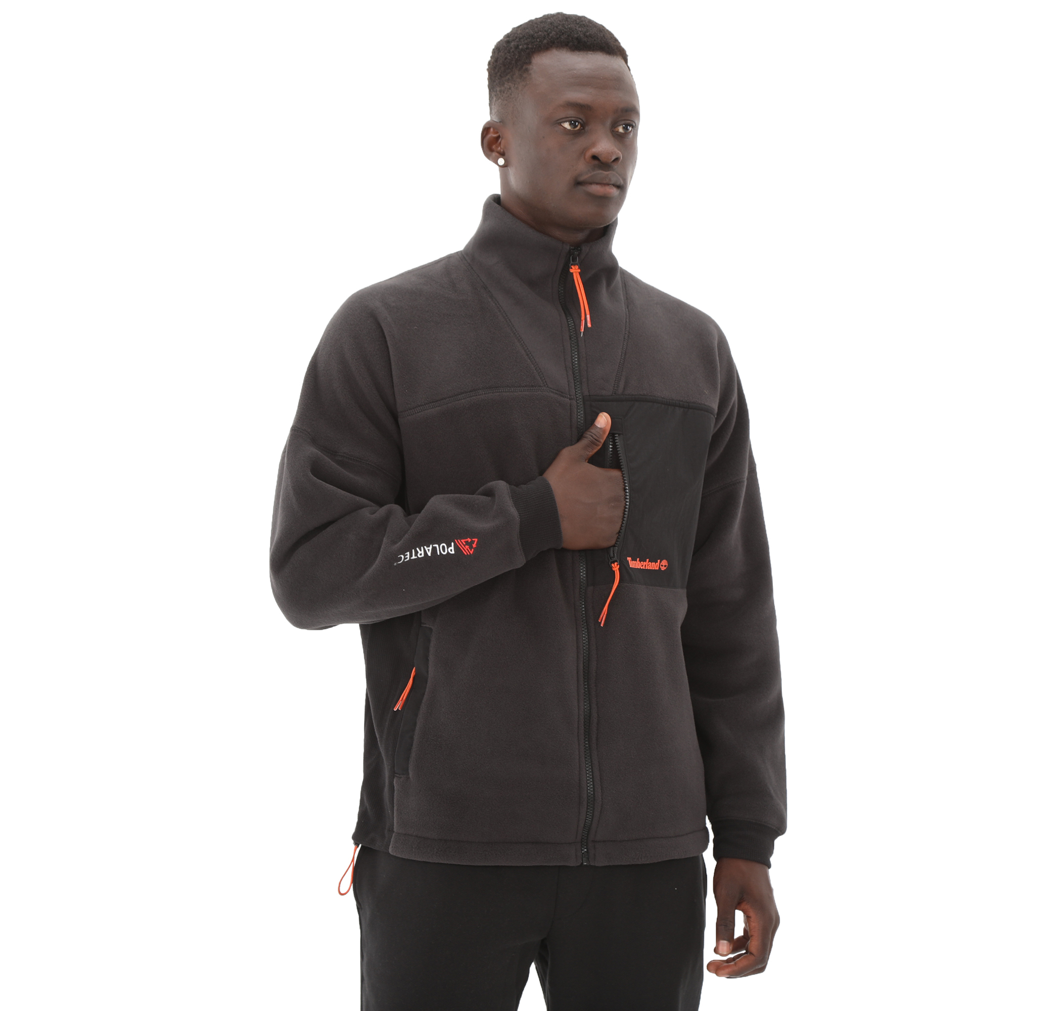 Мужская куртка Timberland Polartec Mix Media Full Zip Fleece Antrasit