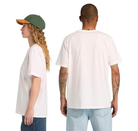 Timberland Print Stack Logo Short Sleeve Tee Erkek T-Shirt
