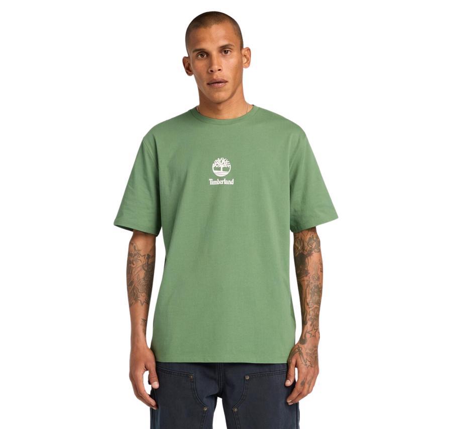 Timberland Print Stack Logo Short Sleeve Tee Erkek T-Shirt Timberland Print Stack Logo Short Sleeve Tee Erkek T-Shirt