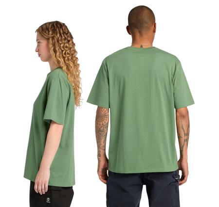 Timberland Print Stack Logo Short Sleeve Tee Erkek T-Shirt