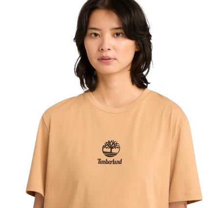 Timberland Print Stack Logo Short Sleeve Tee Erkek T-Shirt