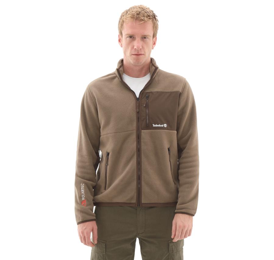 Timberland Sherburne Polartec 200 Mıx Medıa Full Zı Erkek Ceket Kahve Timberland Sherburne Polartec 200 Mıx Medıa Full Zı Erkek Ceket Kahve