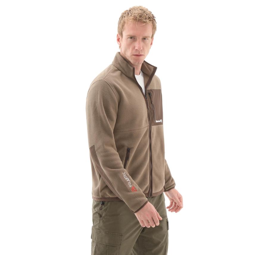 Timberland Sherburne Polartec 200 Mıx Medıa Full Zı Erkek Ceket Kahve Timberland Sherburne Polartec 200 Mıx Medıa Full Zı Erkek Ceket Kahve