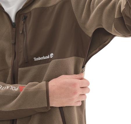 Timberland Sherburne Polartec 200 Mıx Medıa Full Zı Erkek Ceket Kahve