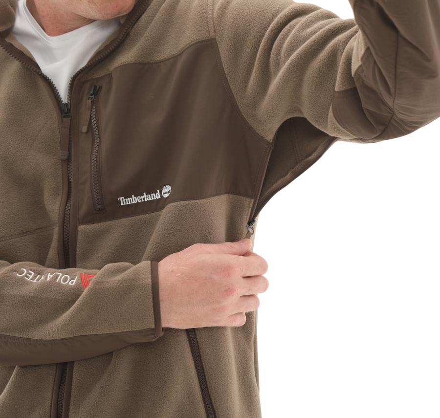 Timberland Sherburne Polartec 200 Mıx Medıa Full Zı Erkek Ceket Kahve Timberland Sherburne Polartec 200 Mıx Medıa Full Zı Erkek Ceket Kahve