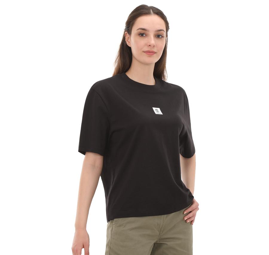 Timberland Short-Sleeve Tee Kadın T-Shirt Siyah Timberland Short-Sleeve Tee Kadın T-Shirt Siyah